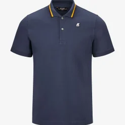 K-WAY Jud - Polo Shirts - Polo - Man - Blue Depth Clearance