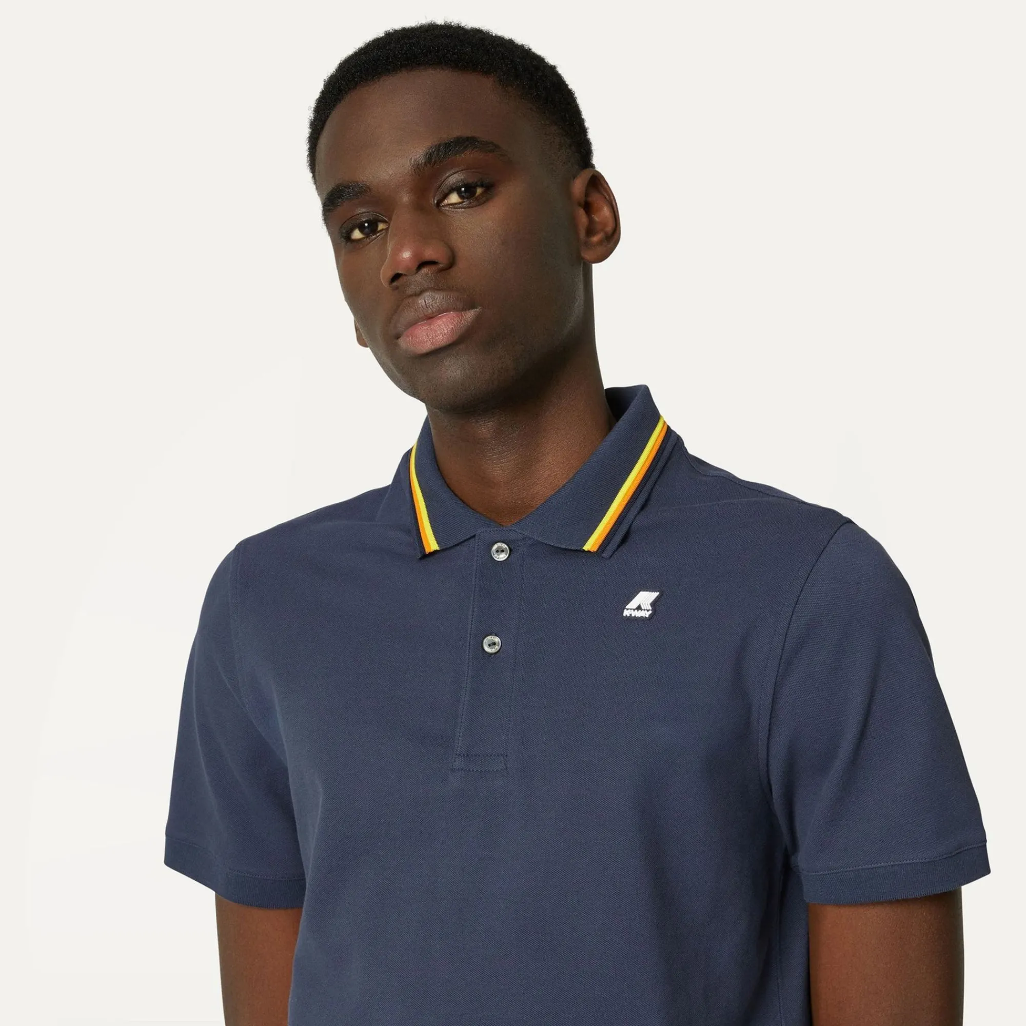 K-WAY Jud - Polo Shirts - Polo - Man - Blue Depth Clearance
