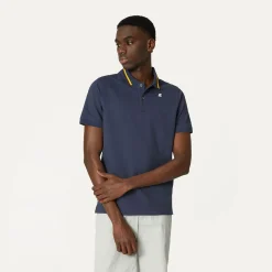 K-WAY Jud - Polo Shirts - Polo - Man - Blue Depth Clearance