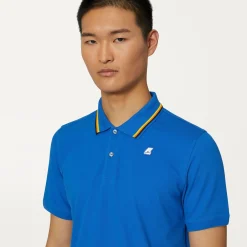 K-WAY Jud - Polo Shirts - Polo - Man - Blue Royal Marine New