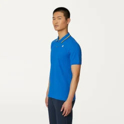 K-WAY Jud - Polo Shirts - Polo - Man - Blue Royal Marine New