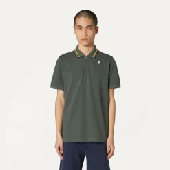 K-WAY Jud - Polo Shirts - Polo - Man - Green Blackish Shop