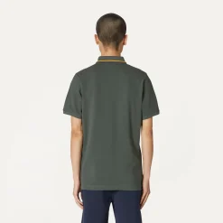K-WAY Jud - Polo Shirts - Polo - Man - Green Blackish Shop