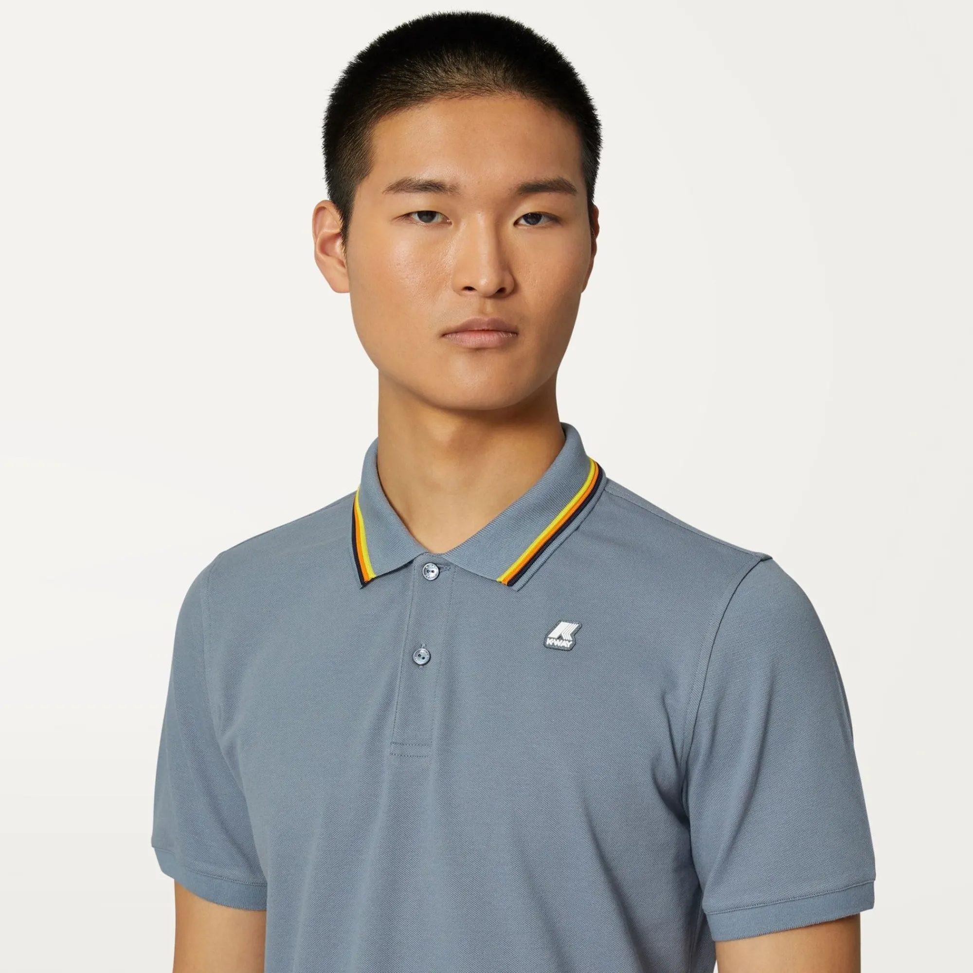K-WAY Jud - Polo Shirts - Polo - Man - Grey Everest Store
