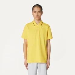 K-WAY Jud - Polo Shirts - Polo - Man - Yellow Sunstruck Store