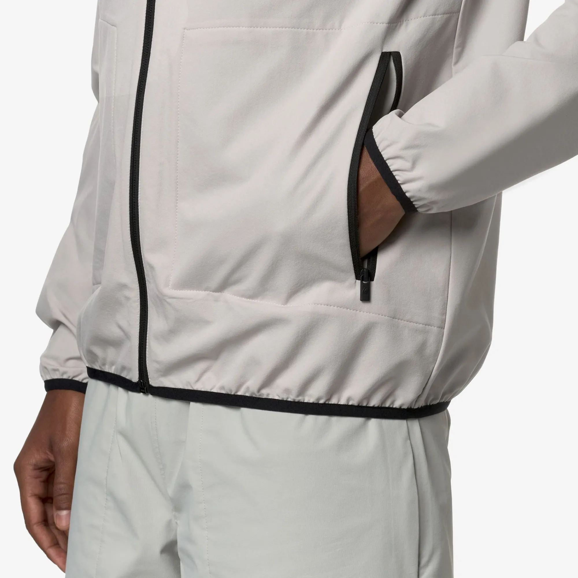 K-WAY Juno Lf - Fleece - Jacket - Unisex - Beige L-Black P New