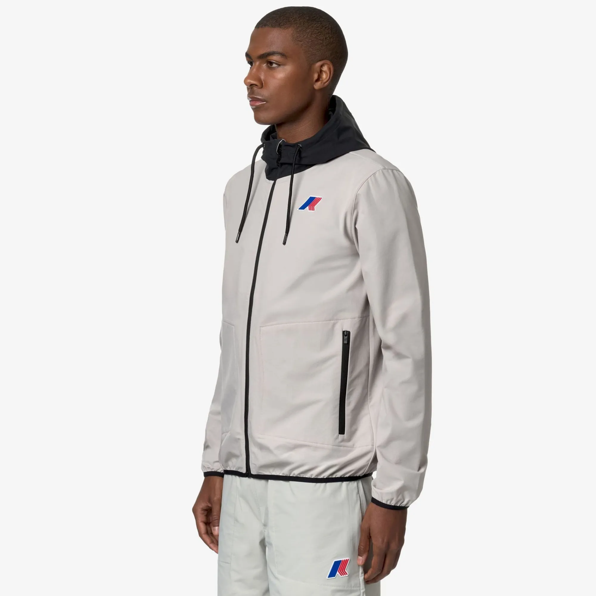 K-WAY Juno Lf - Fleece - Jacket - Unisex - Beige L-Black P New