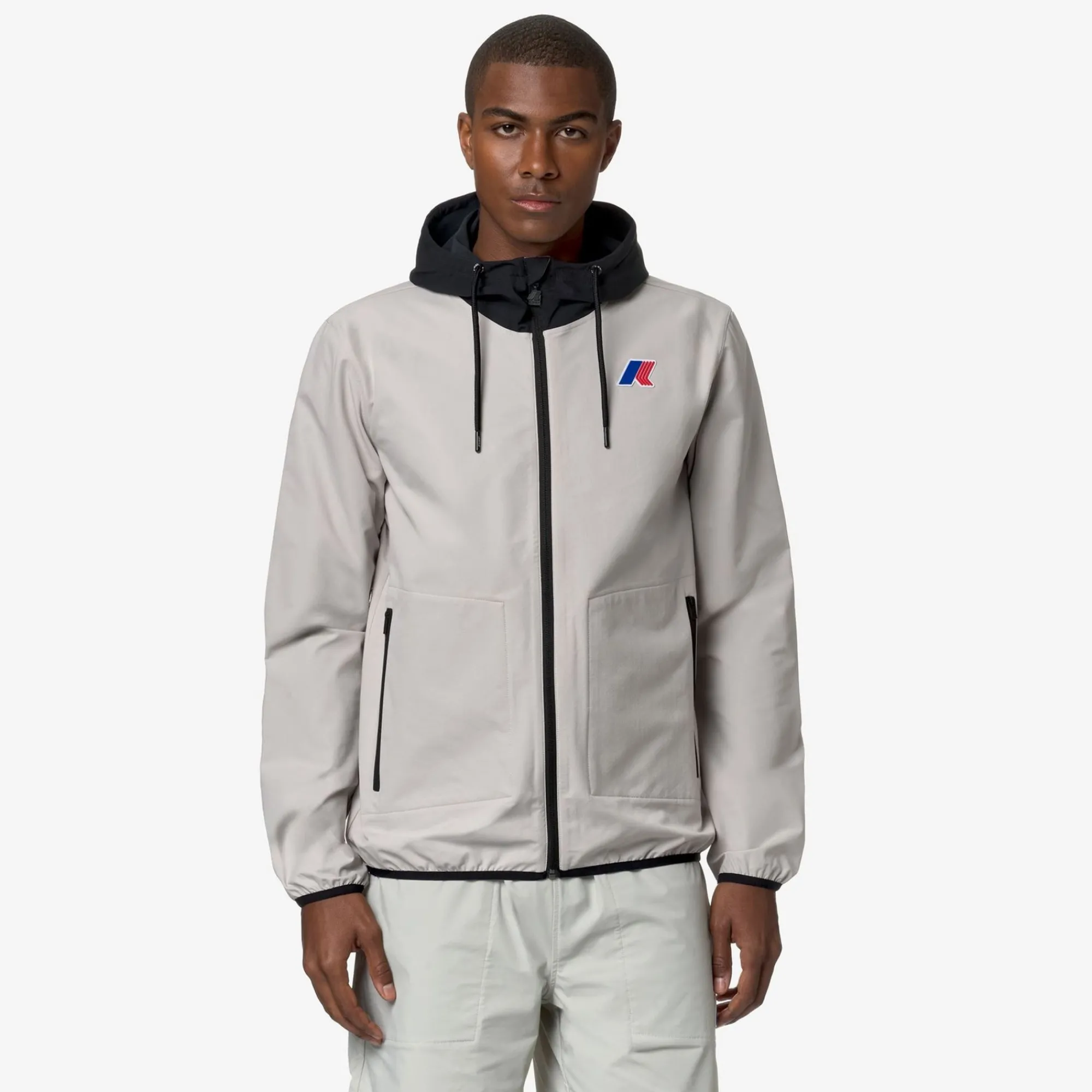 K-WAY Juno Lf - Fleece - Jacket - Unisex - Beige L-Black P Discount