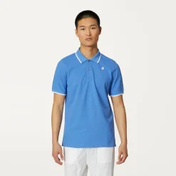 K-WAY Kai - Polo Shirts - Polo - Man - Blue Ultramarine New