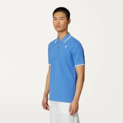 K-WAY Kai - Polo Shirts - Polo - Man - Blue Ultramarine New