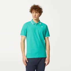 K-WAY Kai - Polo Shirts - Polo - Man - Green Marine Best Sale