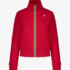 K-WAY Katy - Fleece - Jacket - Woman - Red Berry Flash Sale