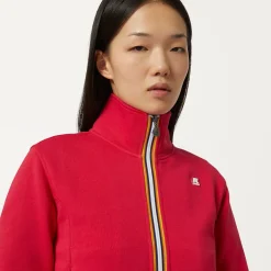 K-WAY Katy - Fleece - Jacket - Woman - Red Berry Flash Sale