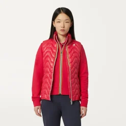 K-WAY Katy - Fleece - Jacket - Woman - Red Berry Flash Sale