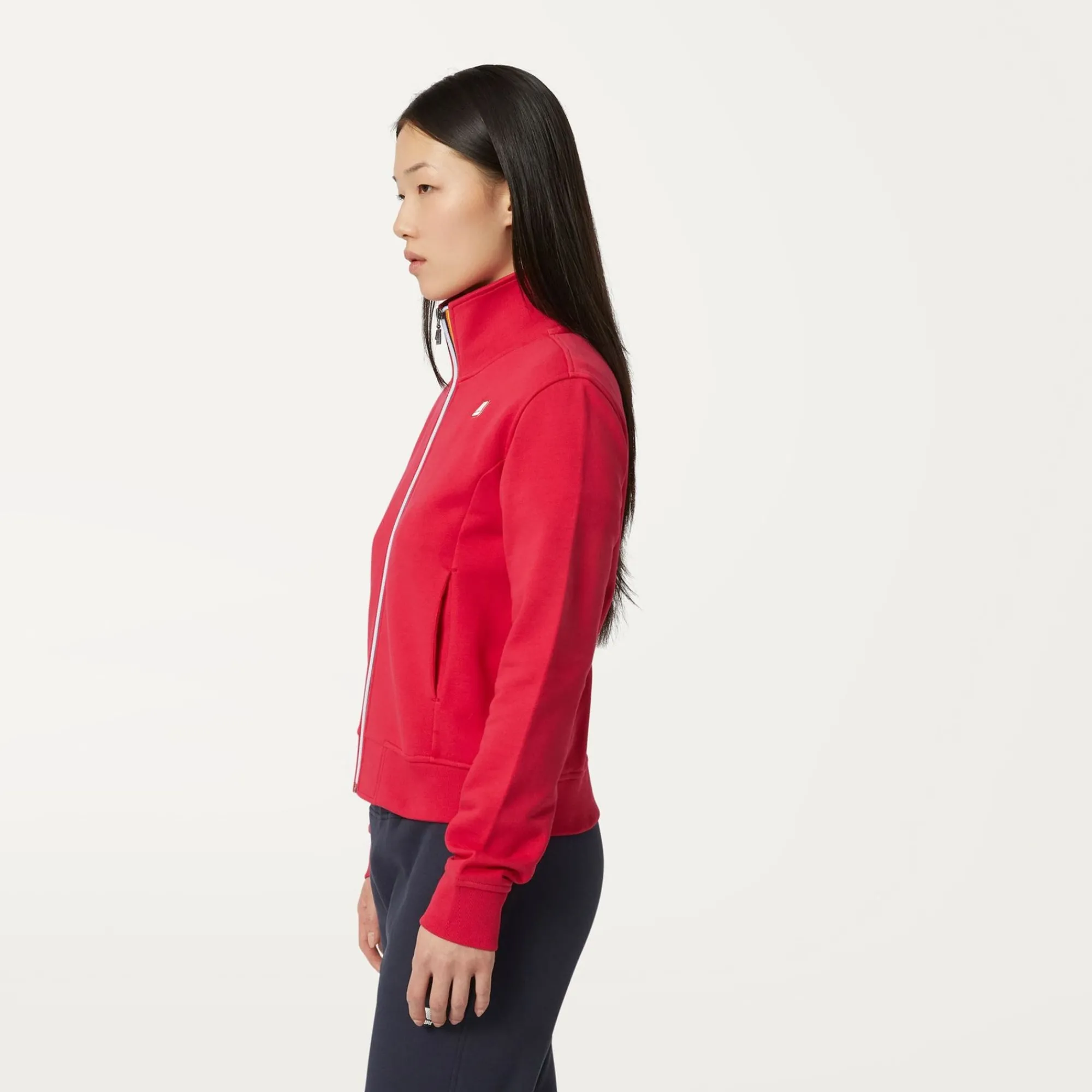K-WAY Katy - Fleece - Jacket - Woman - Red Berry Flash Sale