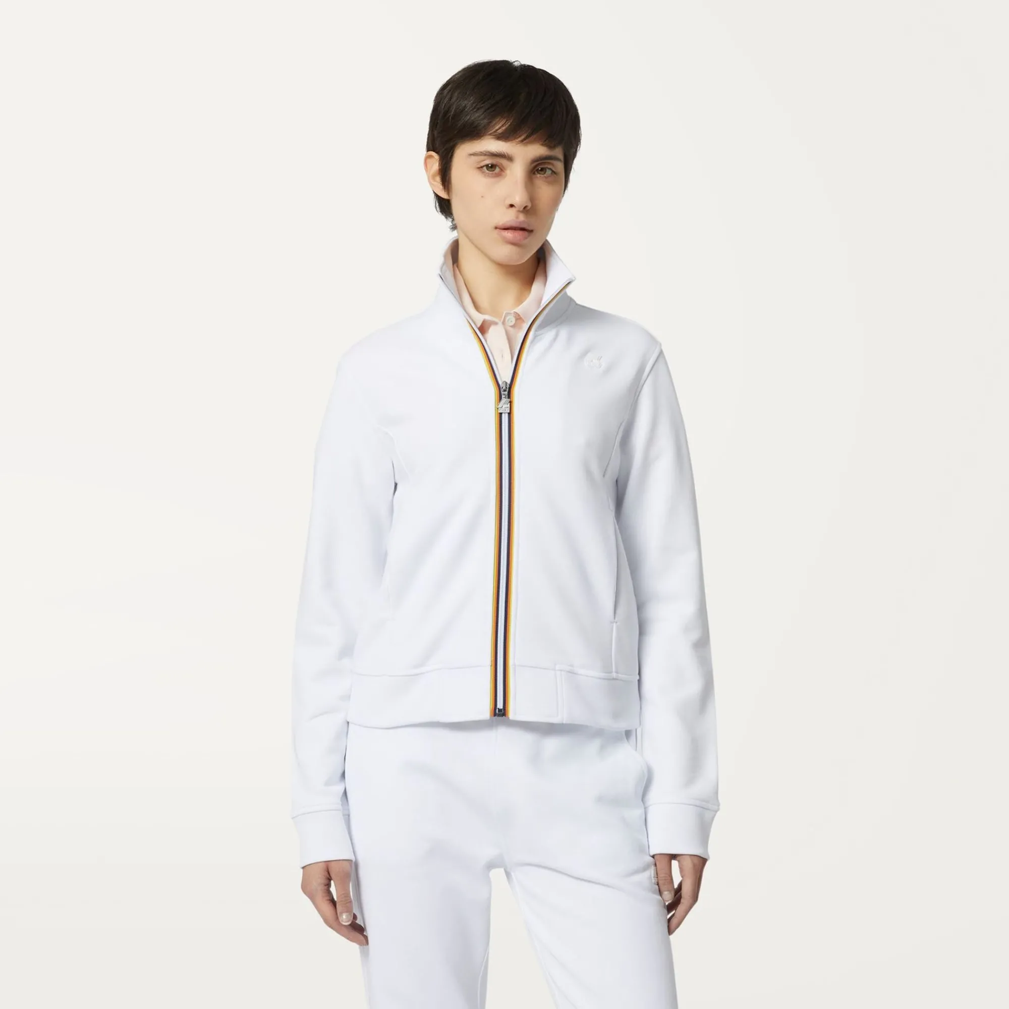 K-WAY Katy - Fleece - Jacket - Woman - White New