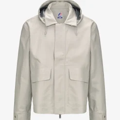 K-WAY Kaya Linen Blend 2L - Jackets - Short - Man - Beige Lt-Silver Sale