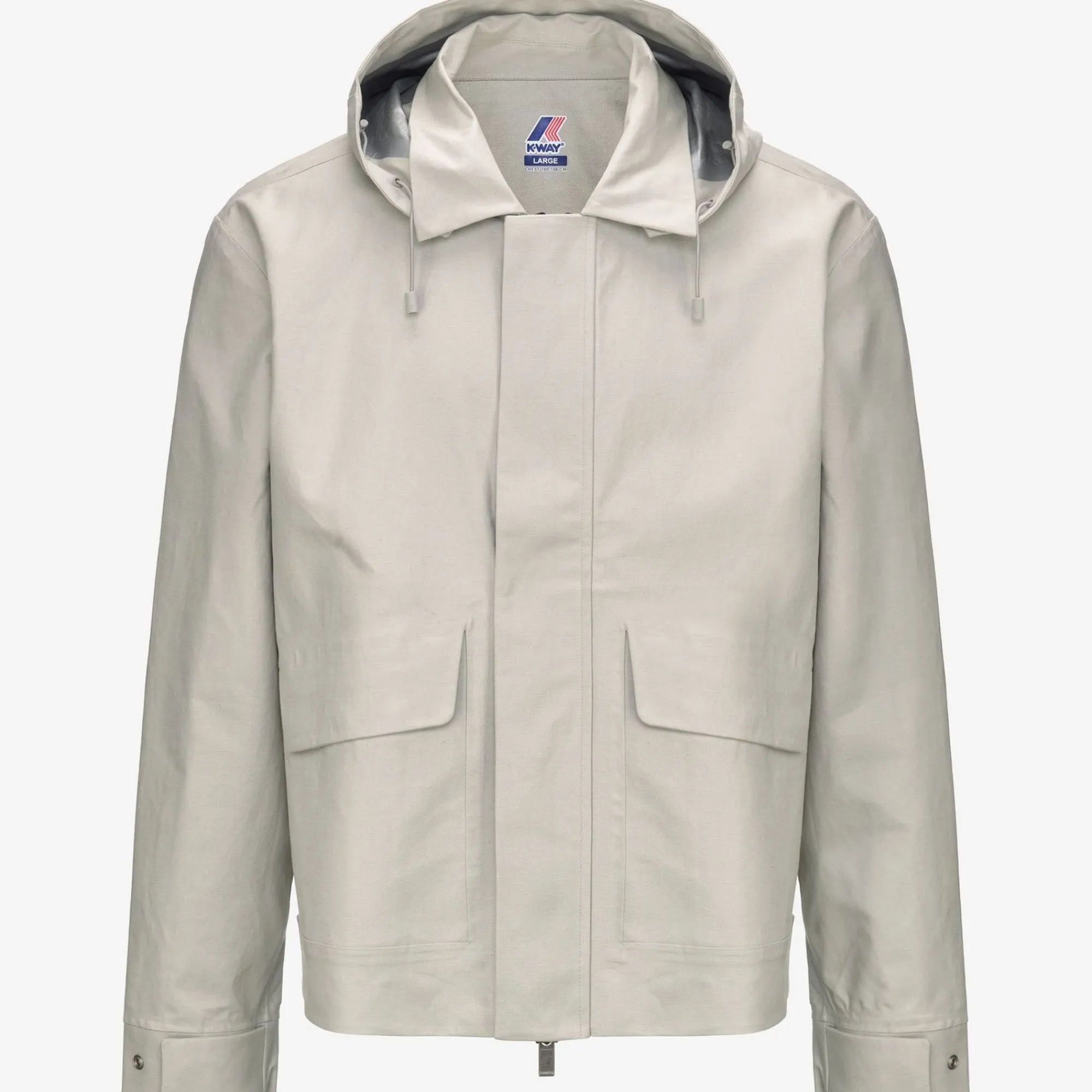 K-WAY Kaya Linen Blend 2L - Jackets - Short - Man - Beige Lt-Silver Sale