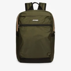 K-WAY Laon - Bags - Backpack - Unisex - Green Blackish Clearance