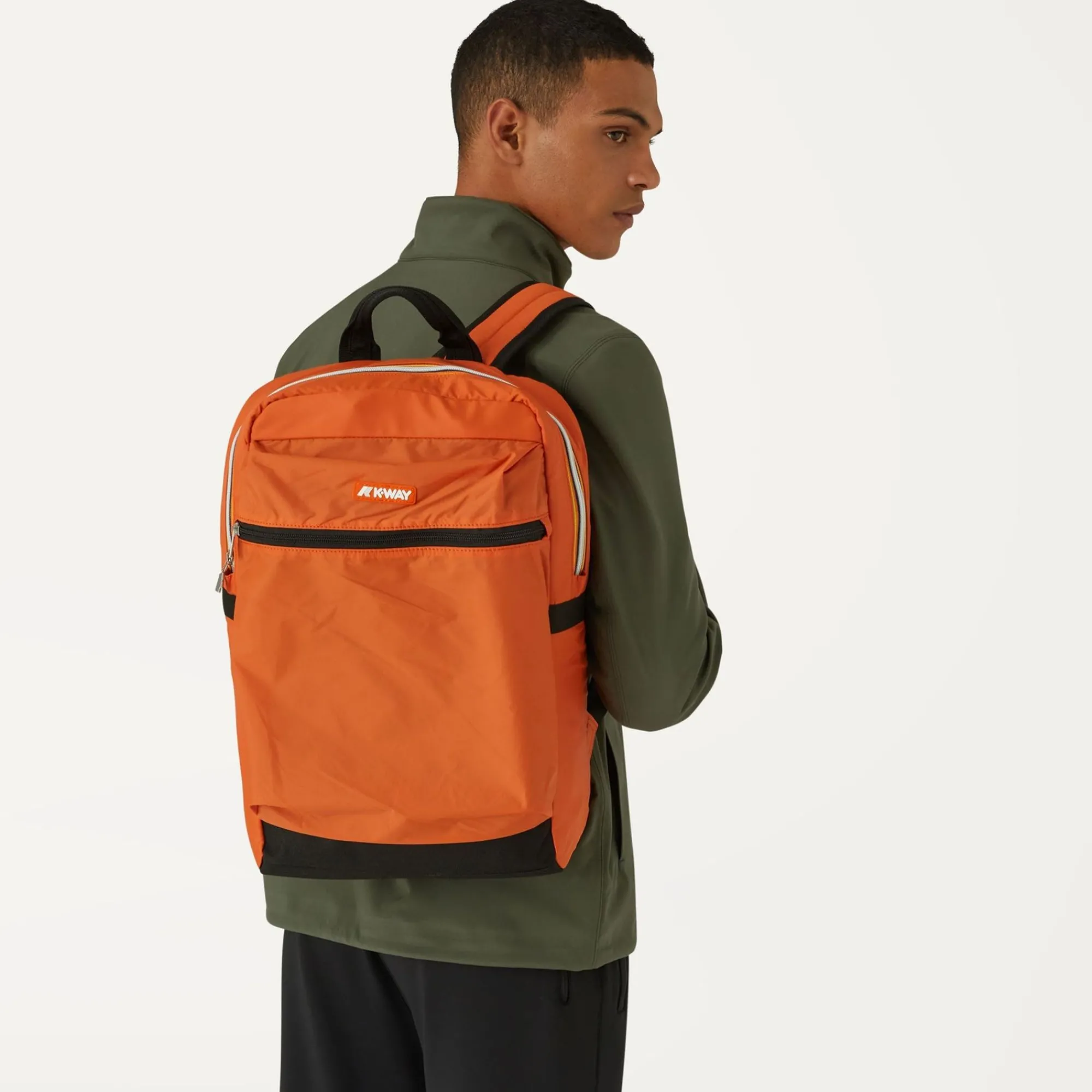 K-WAY Laon - Bags - Backpack - Unisex - Orange Rust Clearance