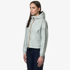 K-WAY Laurette Plus.2 Reversible - Jackets - Short - Woman - Grey S-Green P Sale