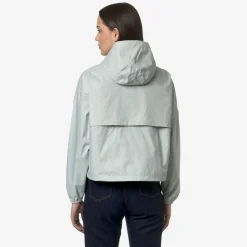 K-WAY Laurette Plus.2 Reversible - Jackets - Short - Woman - Grey S-Green P Sale