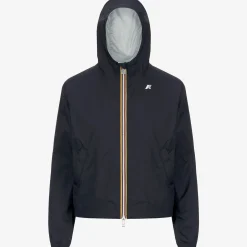 K-WAY Laurette Plus.2 Reversible - Jackets - Short - Woman - Blue D-Grey S Outlet