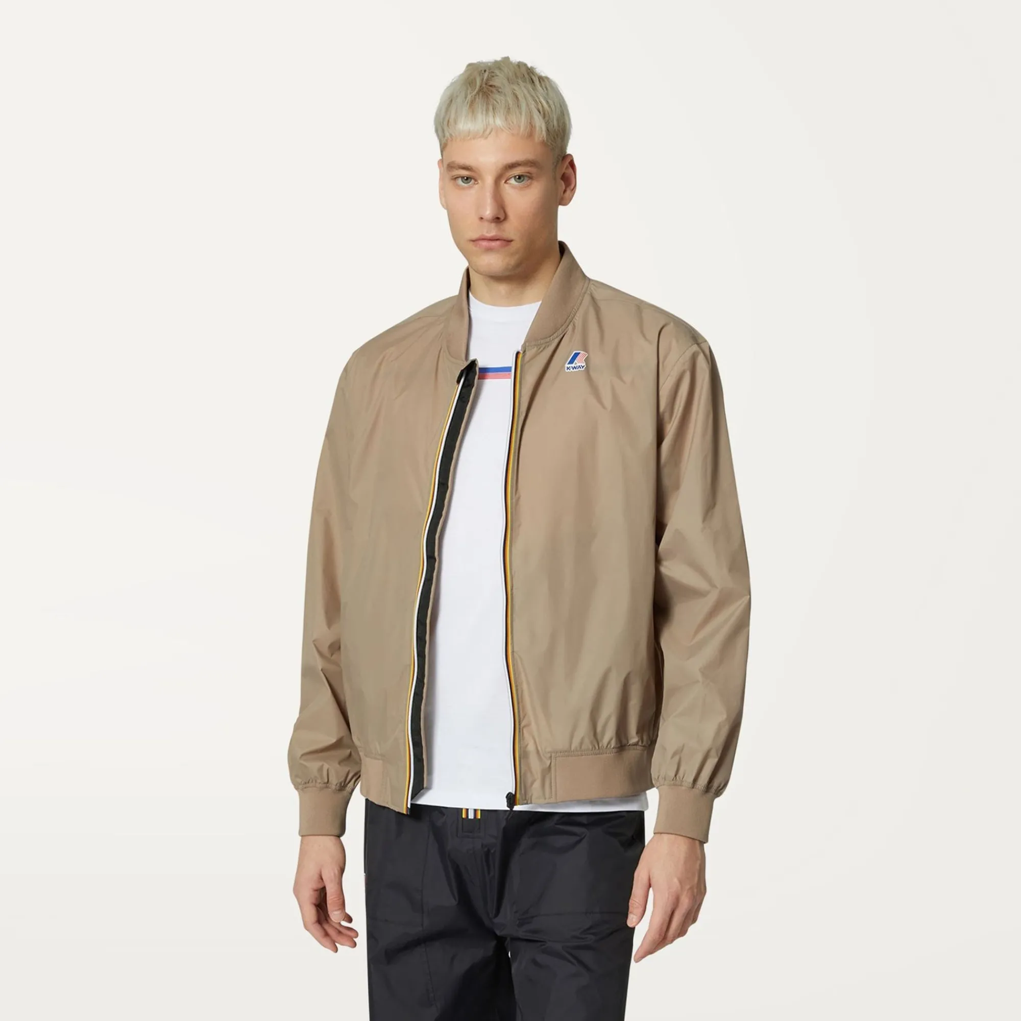 K-WAY Le Vrai 3.0 Amauren - Jackets - Short - Unisex - Beige Taupe Outlet