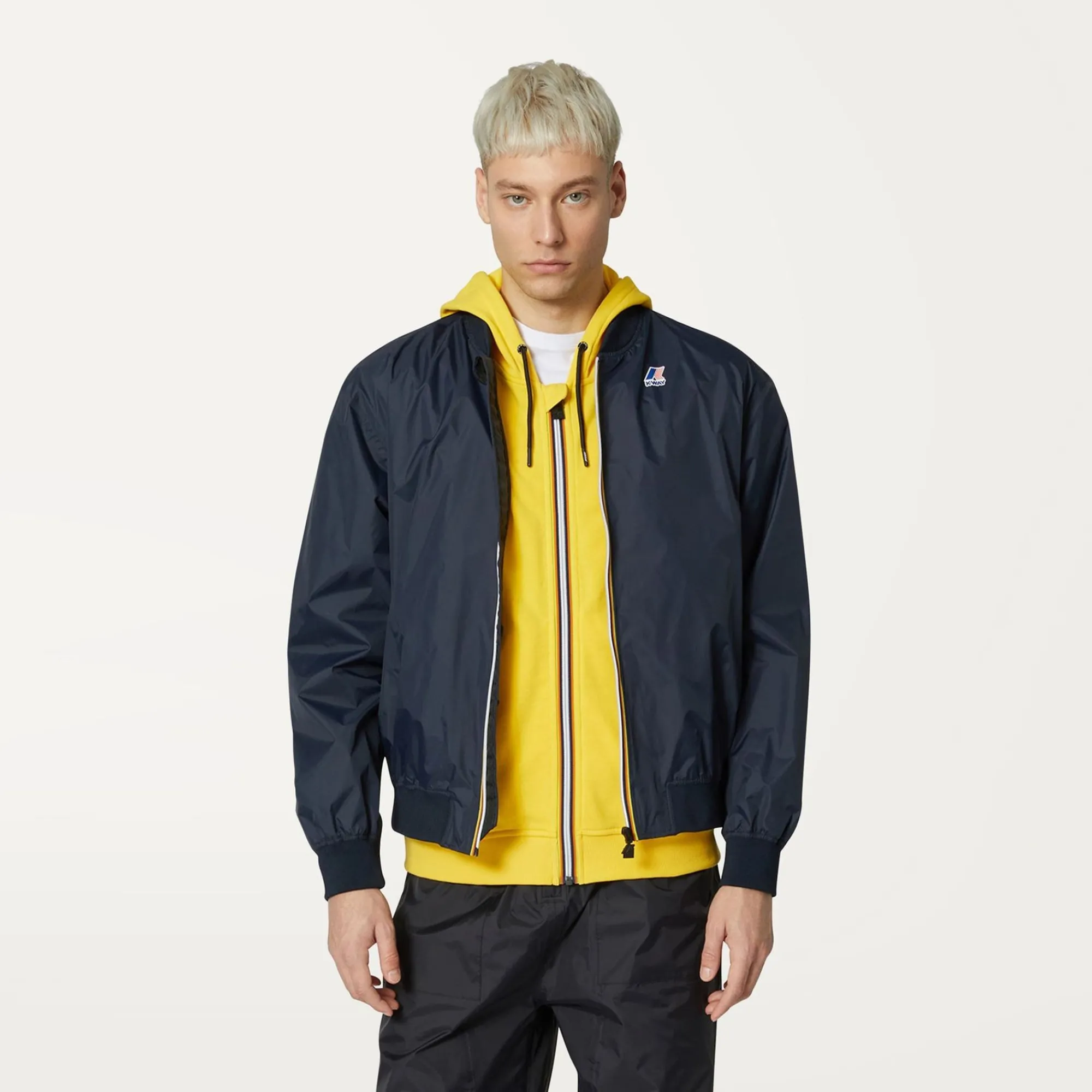 K-WAY Le Vrai 3.0 Amauren - Jackets - Short - Unisex - Blue Depth Online