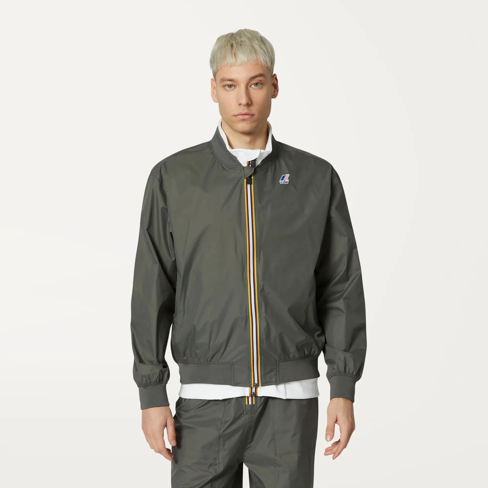 K-WAY Le Vrai 3.0 Amauren - Jackets - Short - Unisex - Green Blackish Online