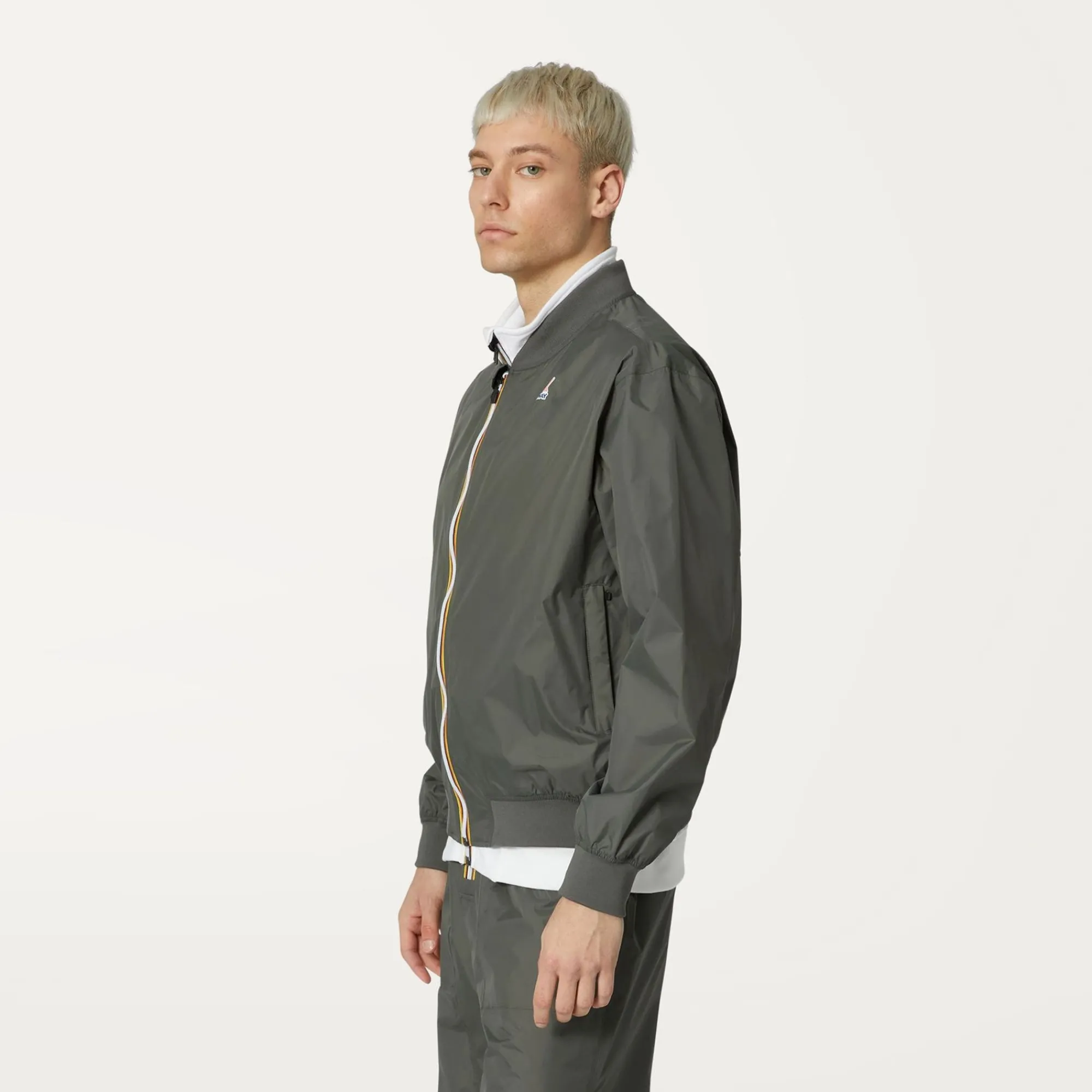 K-WAY Le Vrai 3.0 Amauren - Jackets - Short - Unisex - Green Blackish Online