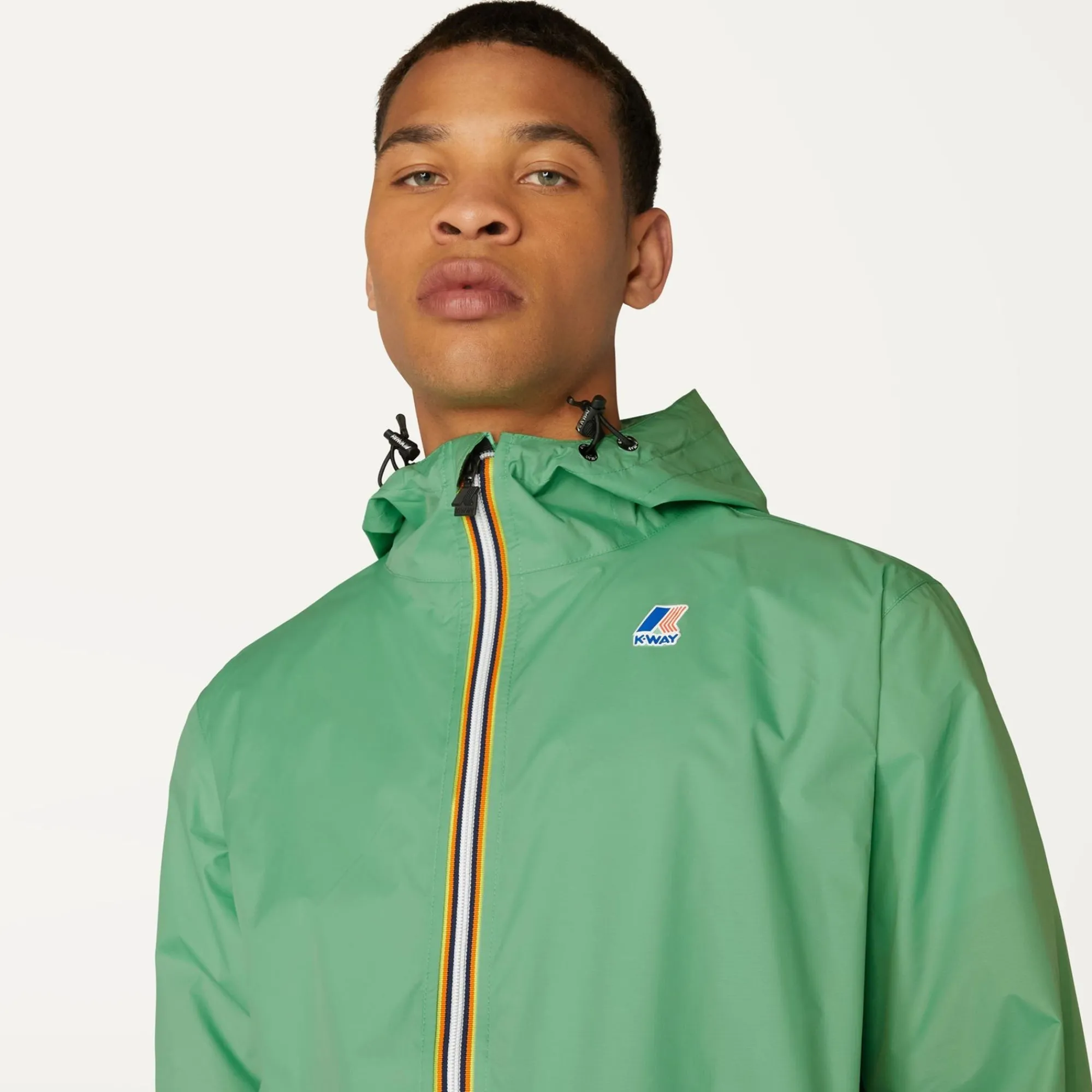 K-WAY Le Vrai 3.0 Claude - Jackets - Mid - Unisex - Green Zephyr Discount