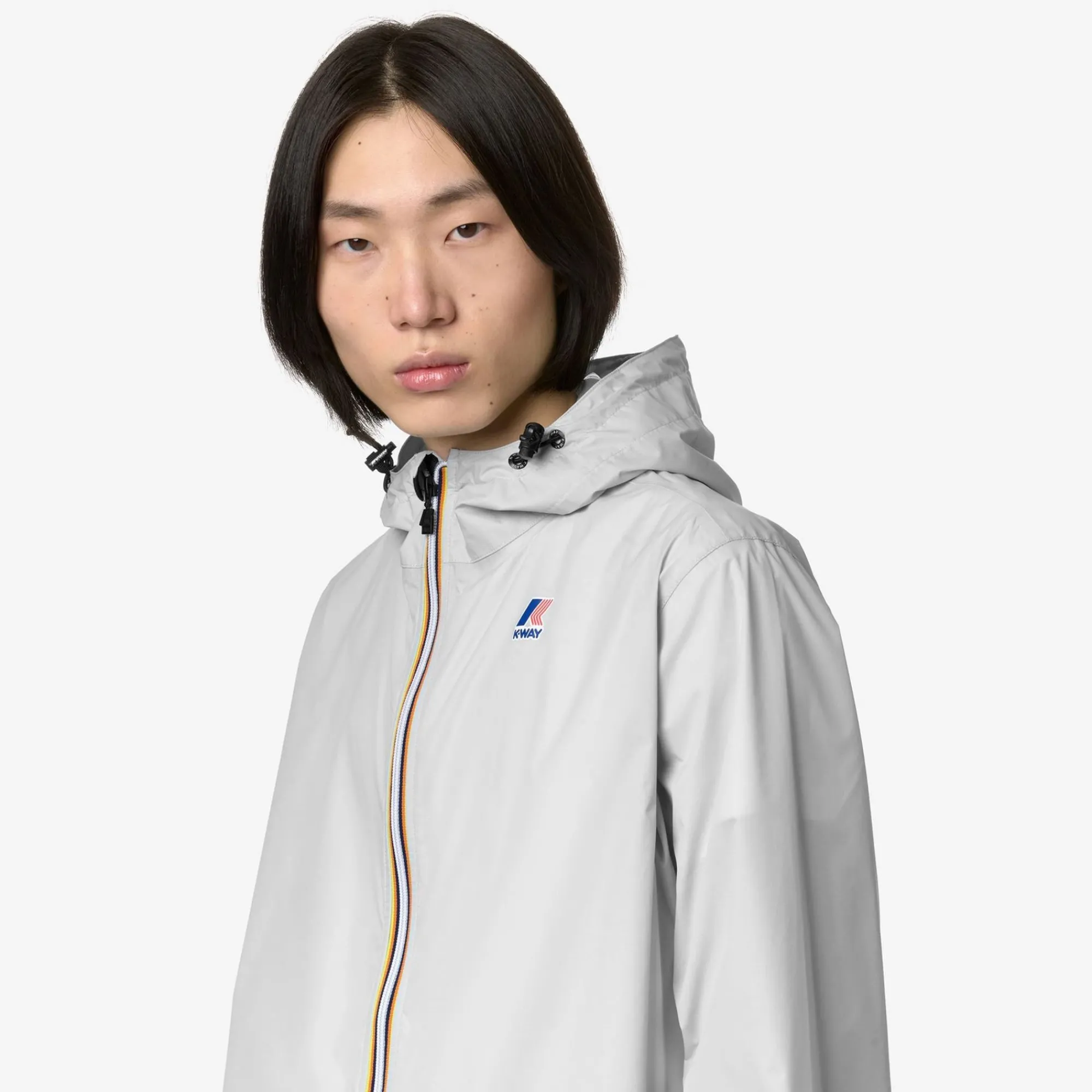 K-WAY Le Vrai 3.0 Claude - Jackets - Mid - Unisex - Grey Lt Outlet