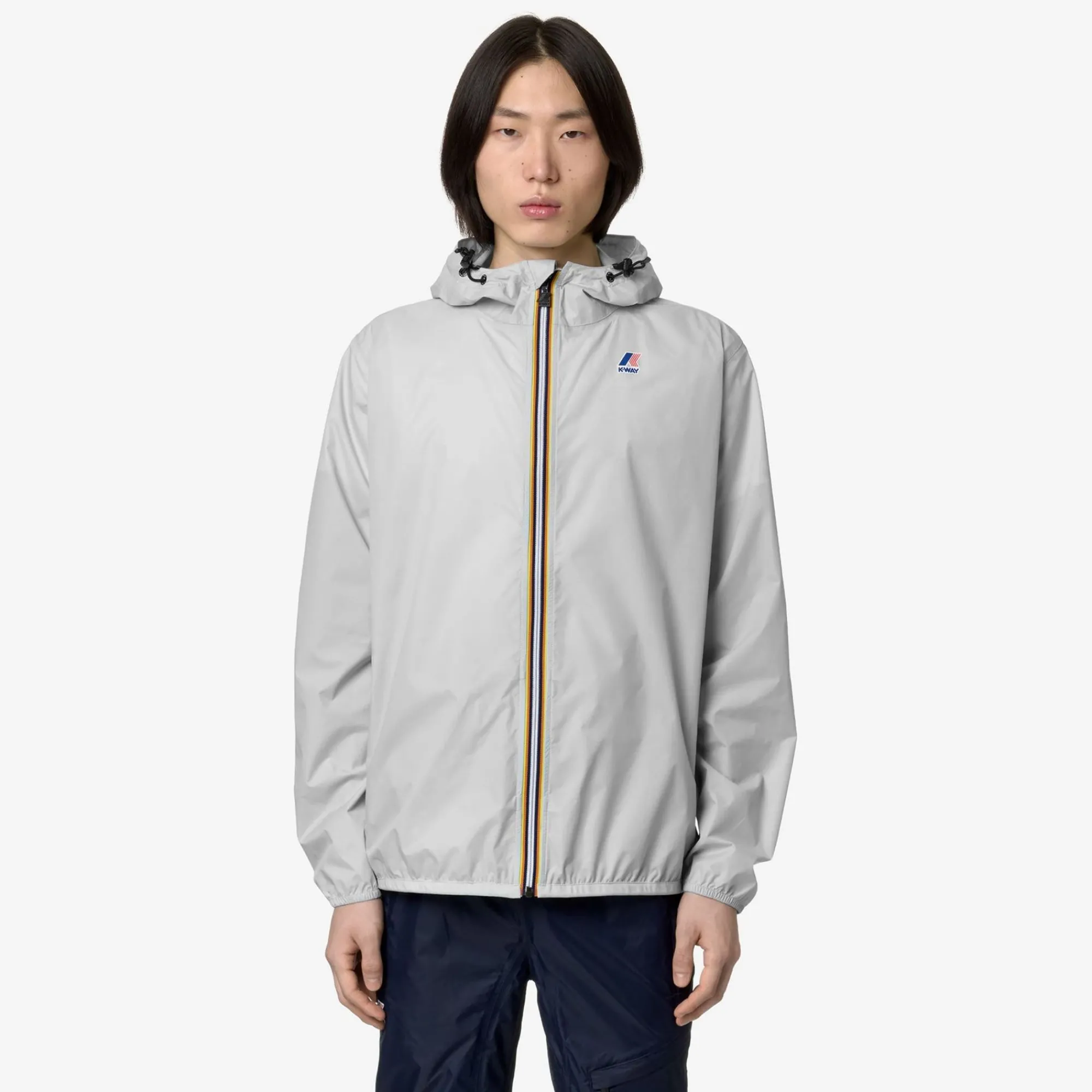 K-WAY Le Vrai 3.0 Claude - Jackets - Mid - Unisex - Grey Lt Outlet