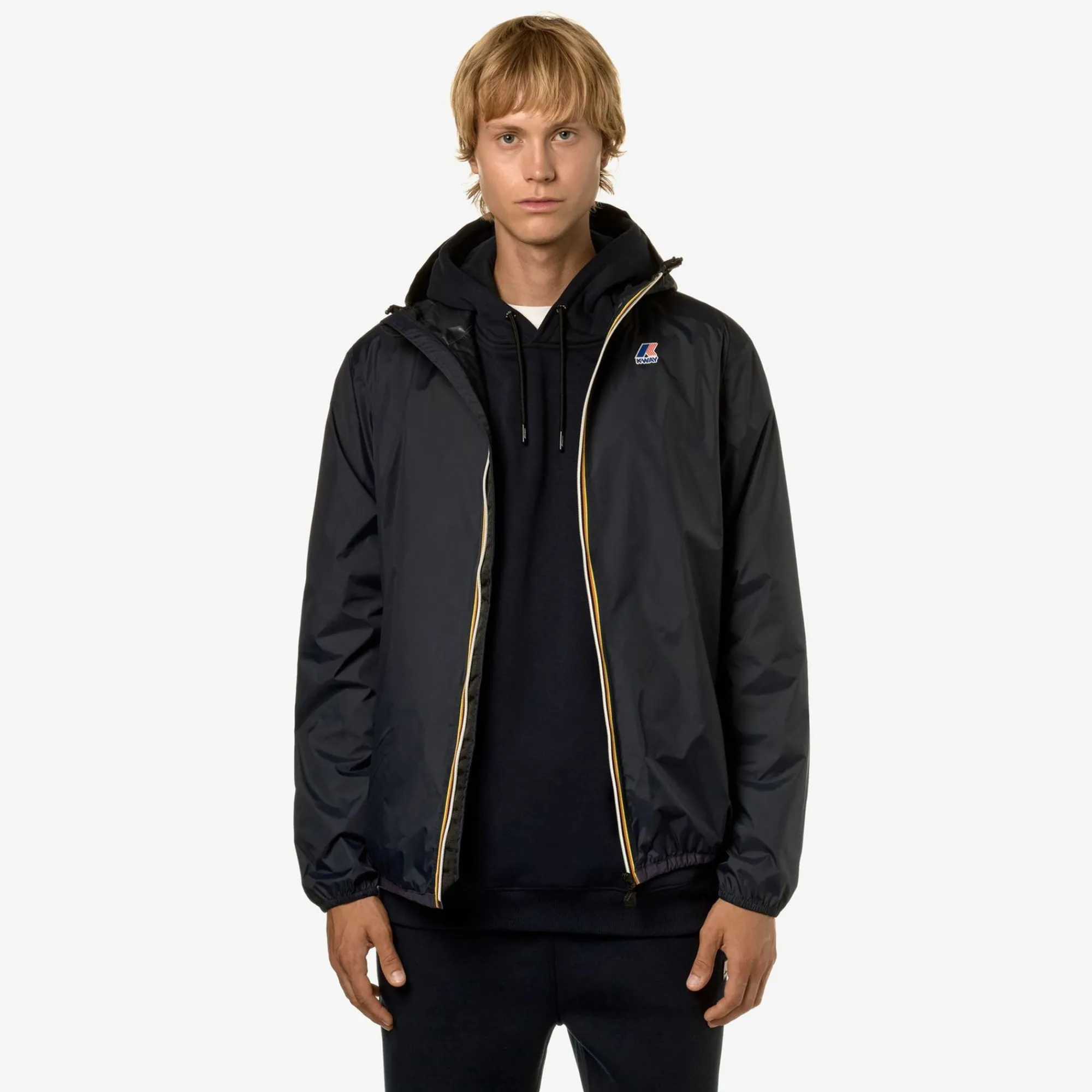 K-WAY Le Vrai 3.0 Claude - Jackets - Mid - Unisex - Blue Depth Outlet