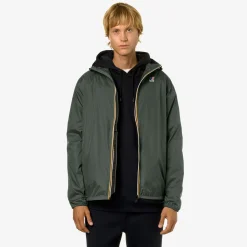 K-WAY Le Vrai 3.0 Claude - Jackets - Mid - Unisex - Green Blackish Shop