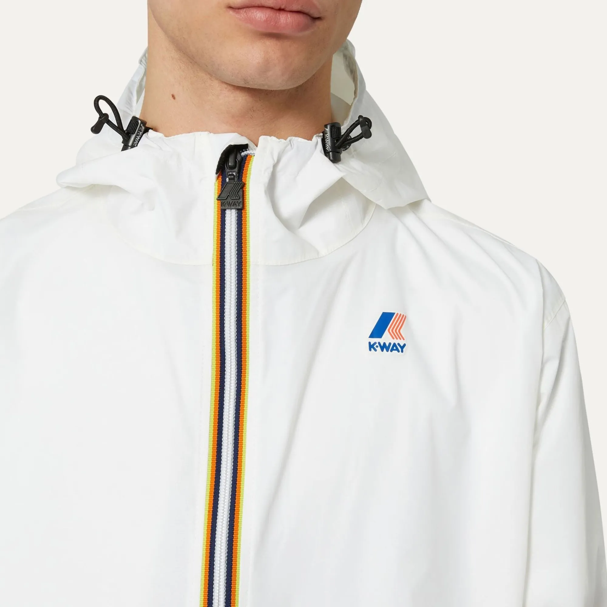 K-WAY Le Vrai 3.0 Claude - Jackets - Mid - Unisex - White Store