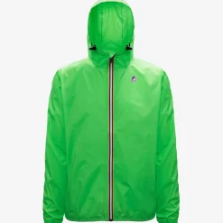 K-WAY Le Vrai 3.0 Claude - Jackets - Mid - Unisex - Green Fluo Store