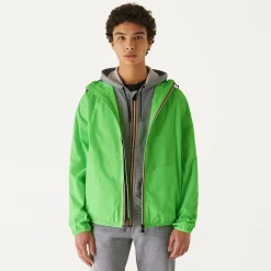 K-WAY Le Vrai 3.0 Claude - Jackets - Mid - Unisex - Green Fluo Store