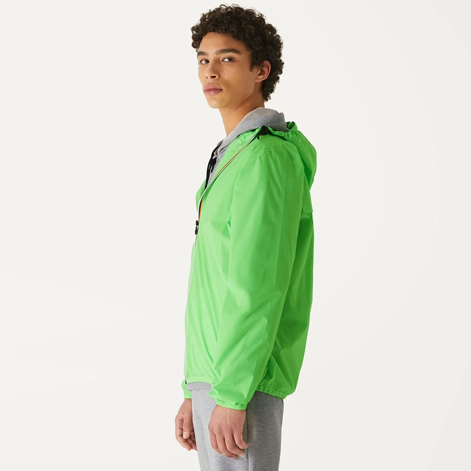 K-WAY Le Vrai 3.0 Claude - Jackets - Mid - Unisex - Green Fluo Discount