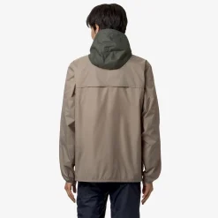 K-WAY Le Vrai 3.0 Claude - Jackets - Mid - Unisex - Beige Taupe-Green Blackish Shop