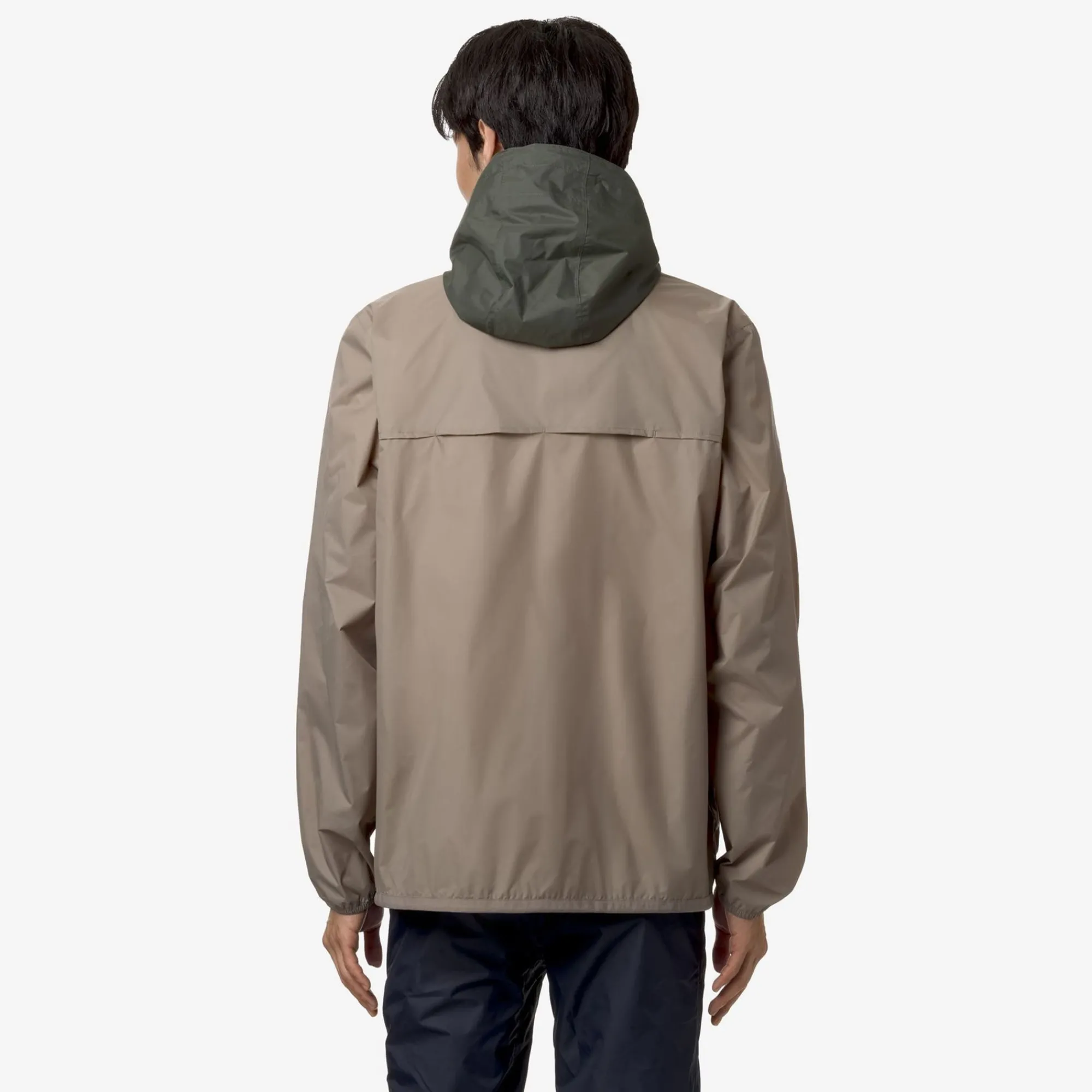 K-WAY Le Vrai 3.0 Claude - Jackets - Mid - Unisex - Beige Taupe-Green Blackish Shop