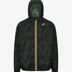 K-WAY Le Vrai 3.0 Claude Graphic - Jackets - Mid - Unisex - Camo Green Blk Best Sale