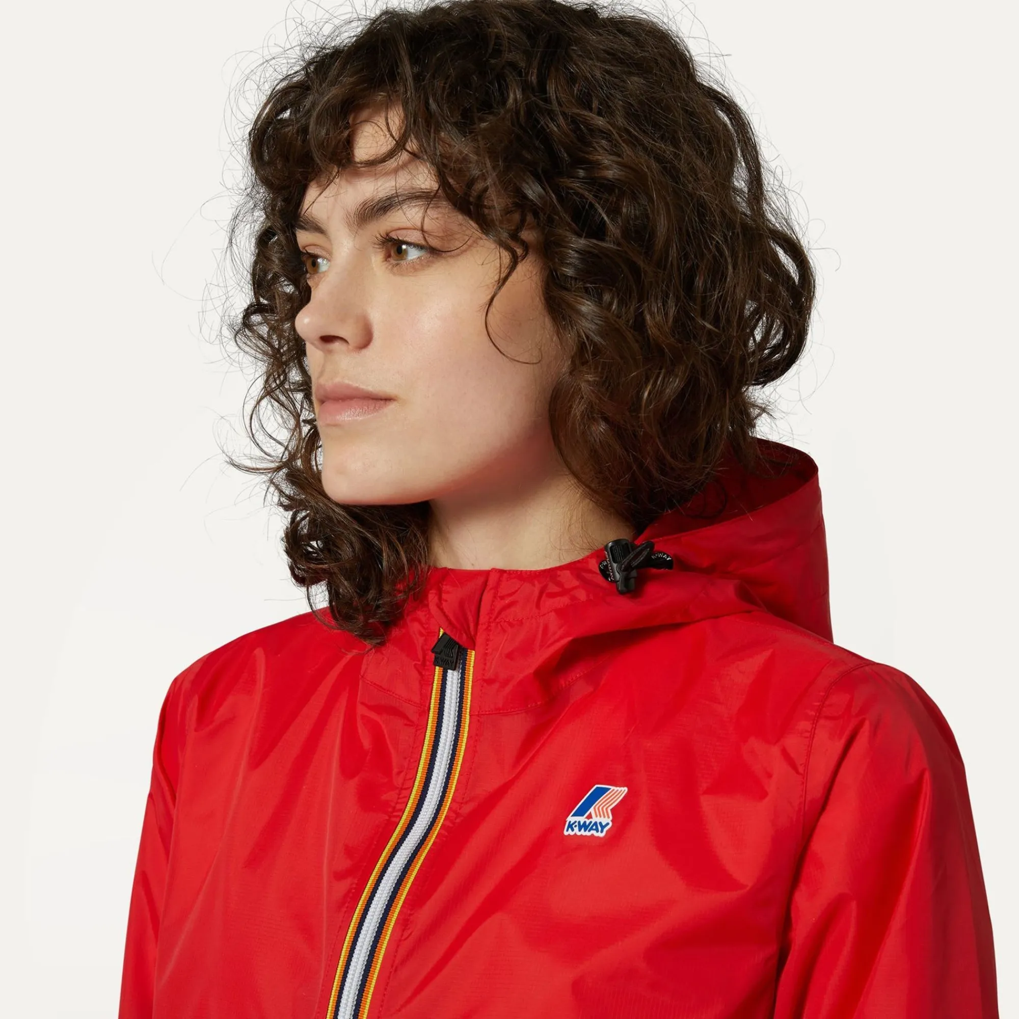K-WAY Le Vrai 3.0 Claudette - Jackets - Mid - Woman - Red Flash Sale