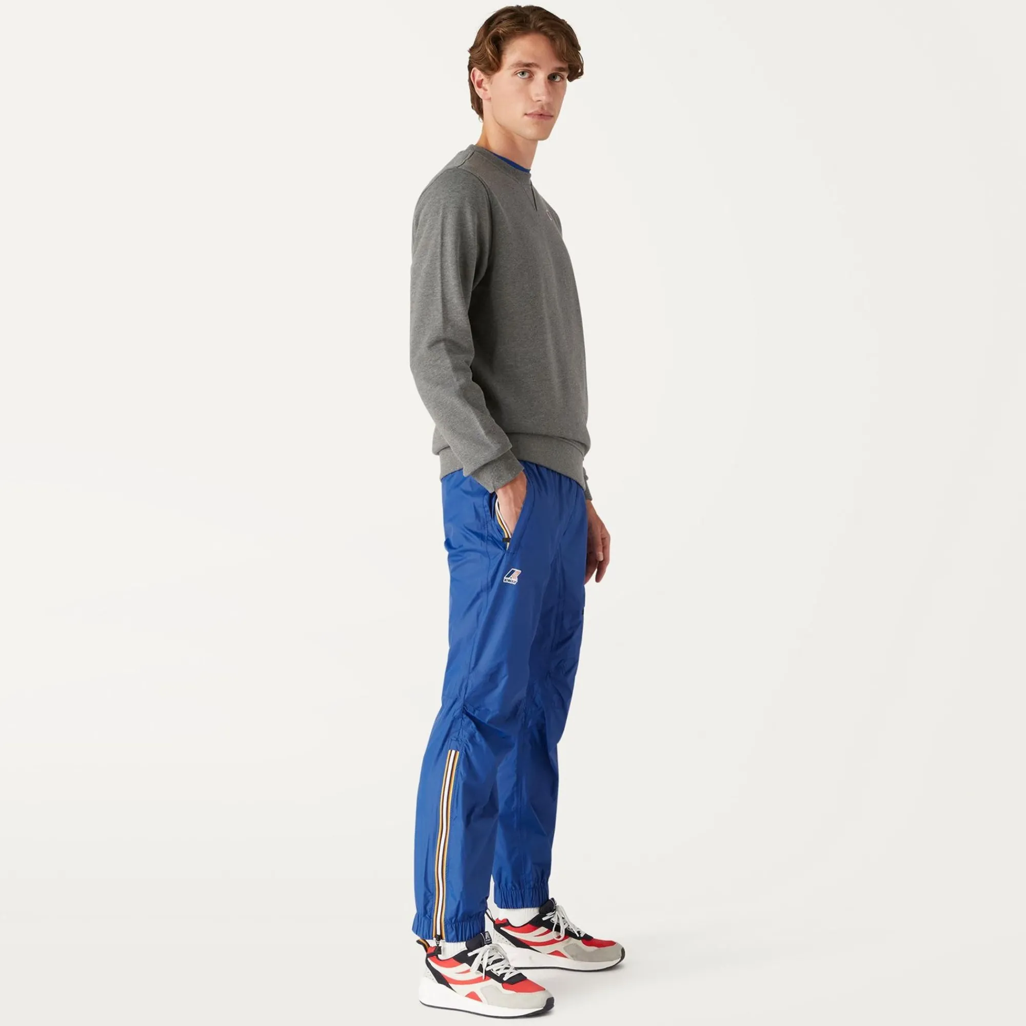 K-WAY Le Vrai 3.0 Edgard - Pants - Sport Trousers - Unisex - Blue Royal Store