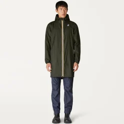 K-WAY Le Vrai 3.0 Eiffel - Jackets - Long - Unisex - Green Blackish New
