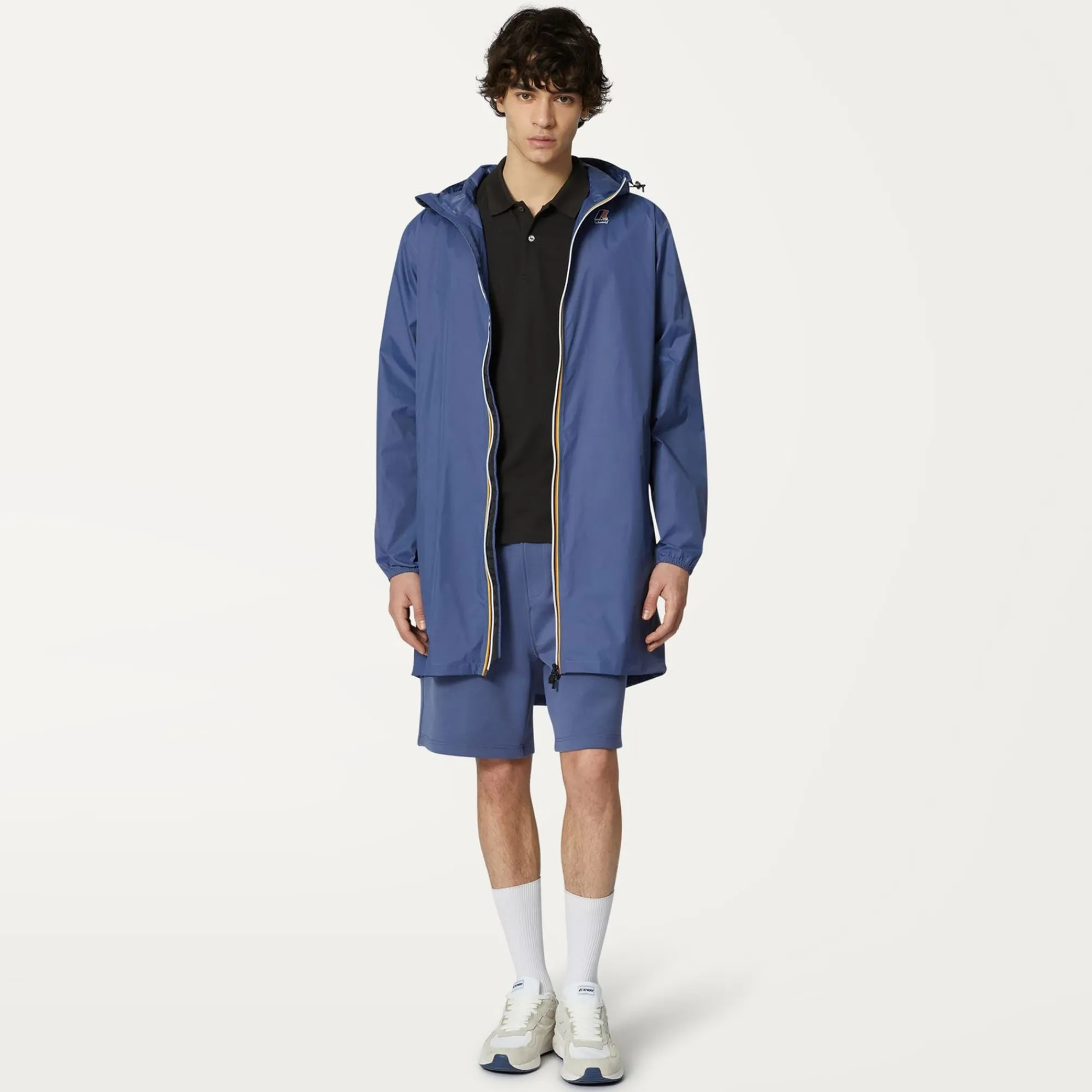 K-WAY Le Vrai 3.0 Eiffel - Jackets - Long - Unisex - Blue Indigo Outlet