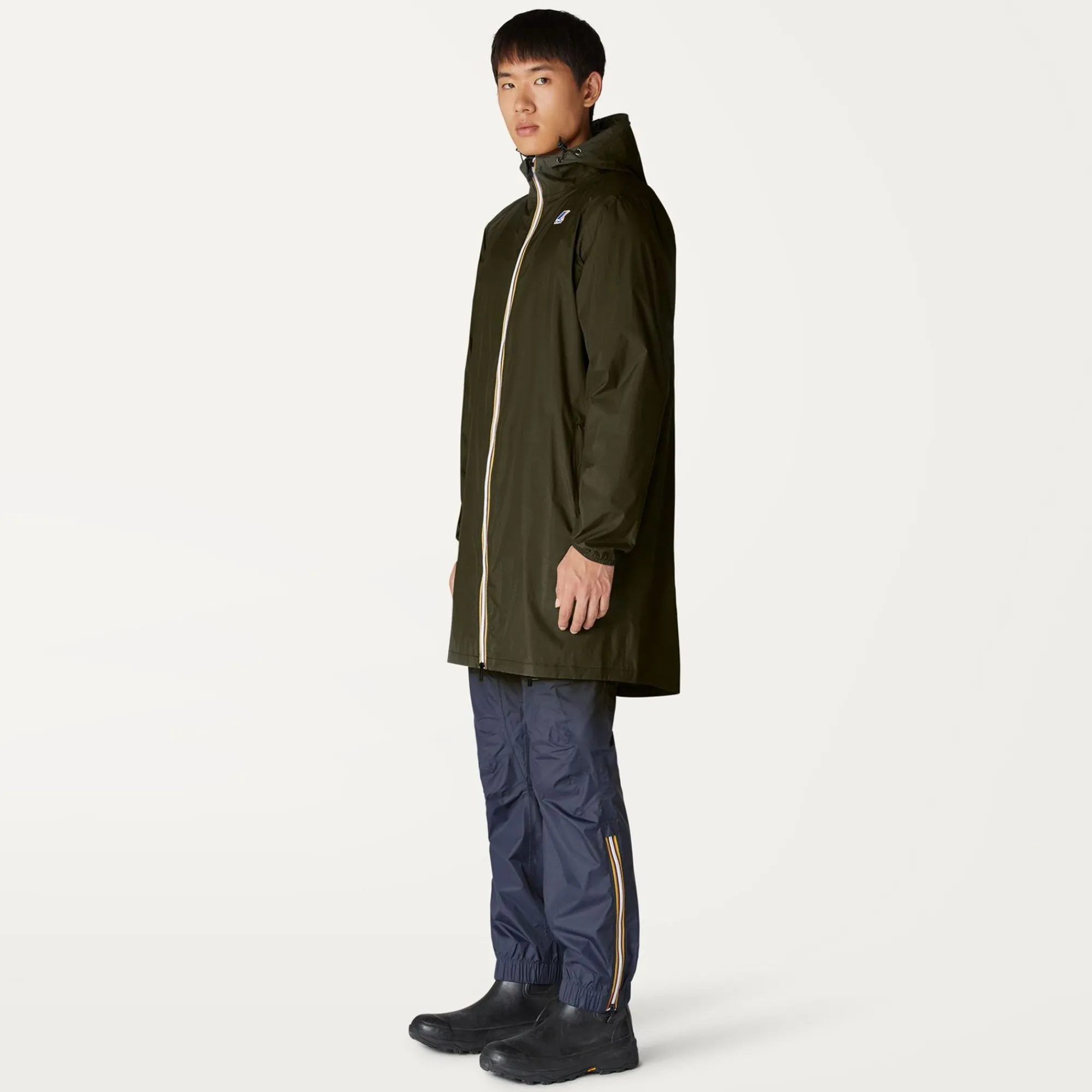 K-WAY Le Vrai 3.0 Eiffel - Jackets - Long - Unisex - Green Blackish Store