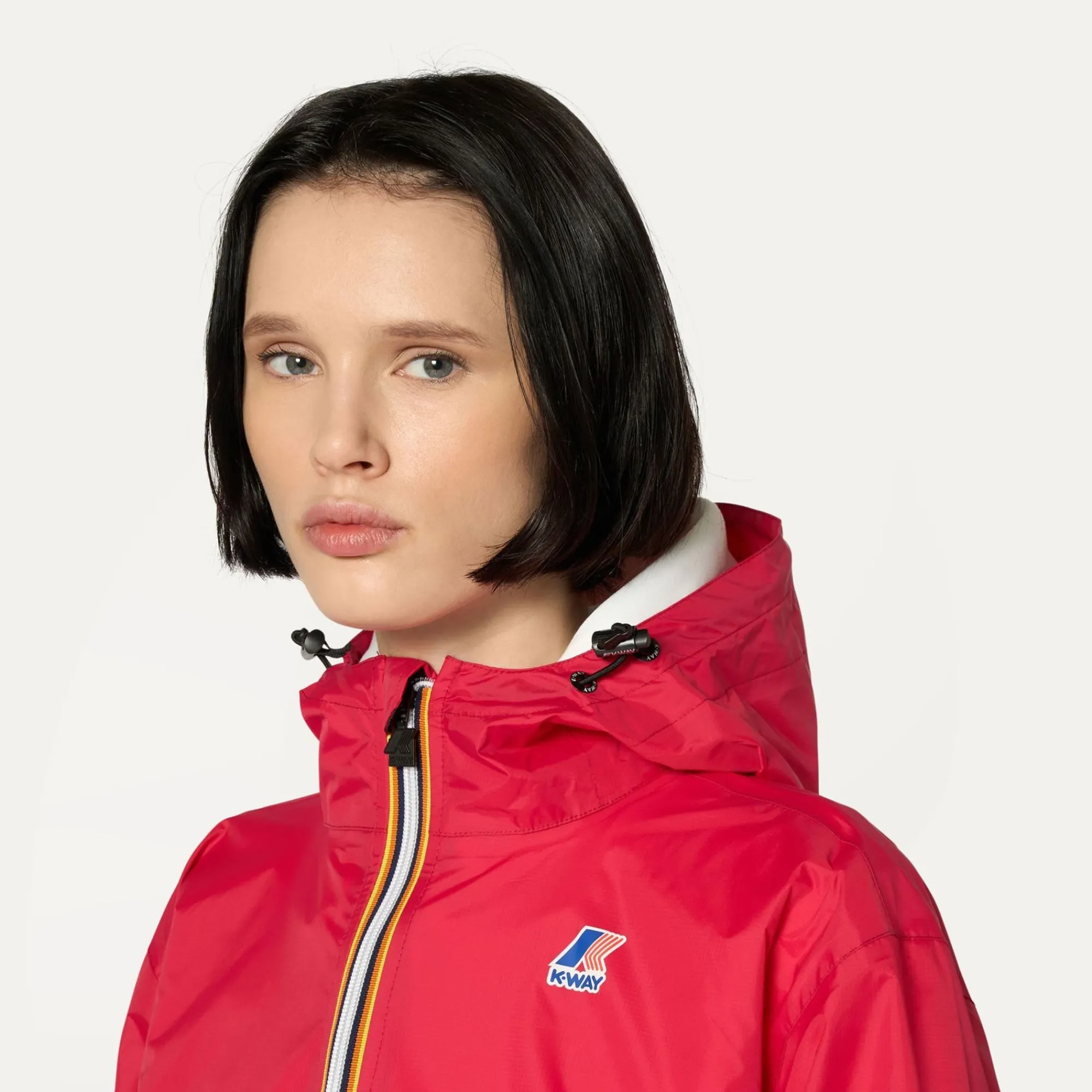 K-WAY Le Vrai 3.0 Eiffel - Jackets - Long - Unisex - Red Berry Discount