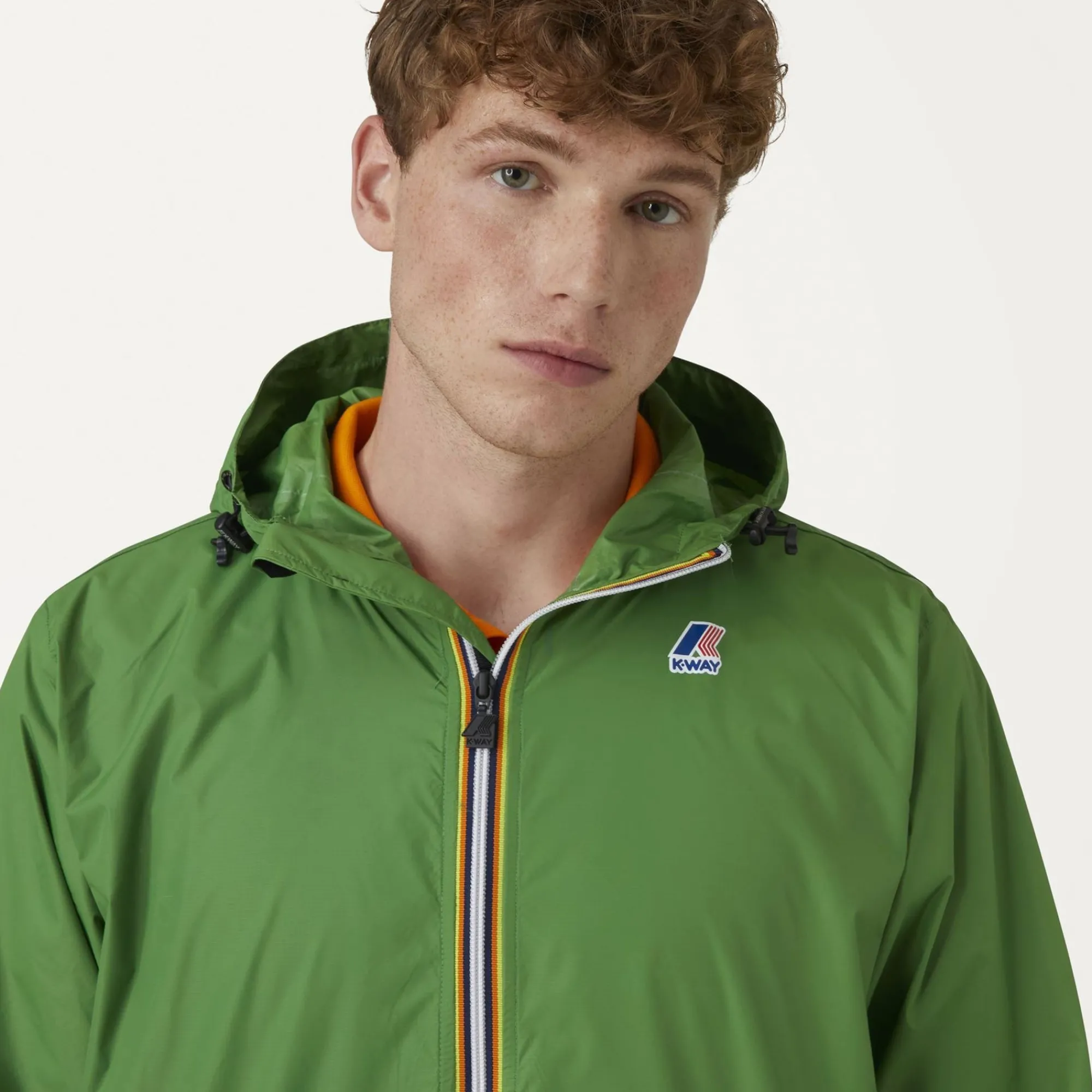 K-WAY Le Vrai 3.0 Eiffel - Jackets - Long - Unisex - Green Juniper Discount